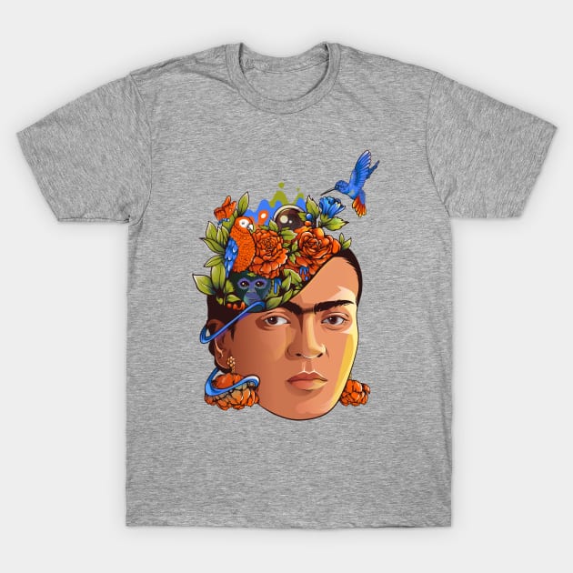 Frida Kahlo T-Shirt by Harsimran_sain